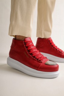 Men - Men's Boots RED 100342345 - Turkey