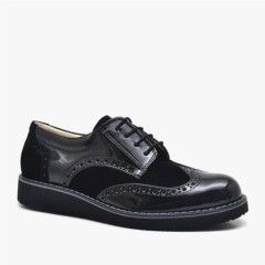 Boy Shoes - Hidra Chaussures d'école décontractées à lacets en cuir verni pour enfants 100278557 - Turkey