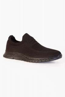 Men's Black Casual Flat Knitwear Shoes 100350789