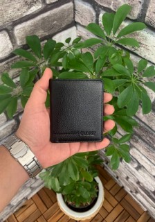 Wallet - Dustin Black Leather Men's Wallet 100345343 - Turkey