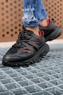 Men - حذاء رجالي أسود - أحمر 100342361 - Turkey