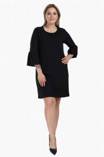 Young Plus Size Plaza Dress with Ruffled Sleeves 100276566