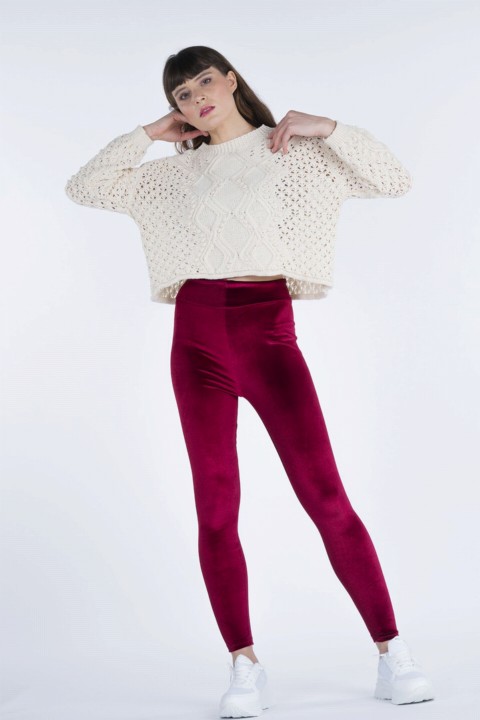Knitwear - Women's Patterned Sweater 100326243 - Turkey