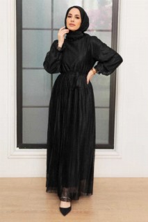 Clothes - Black Hijab Dress 100341532 - Turkey