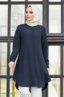 Navy Blue Hijab Tunic 100299524