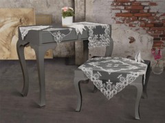 Living room Table Set - طقم غرفة جلوس التاج الفرنسي 16 قطعة أبيض 100260078 - Turkey