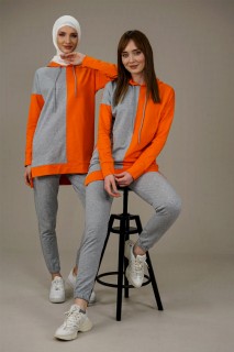 Lingerie & Pajamas - Women's Two Color Tracksuit Set 100325932 - Turkey