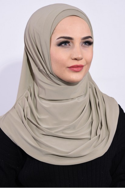 Woman Bonnet & Hijab - غطاء صلاة بونيه مفتوح المنك - Turkey