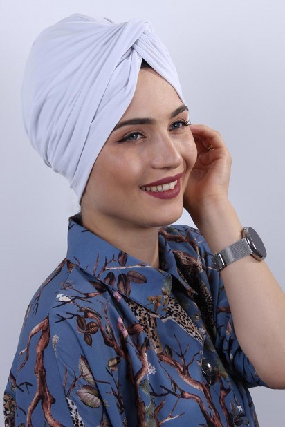 Woman - Dolama Bonnet White 100285235 - Turkey