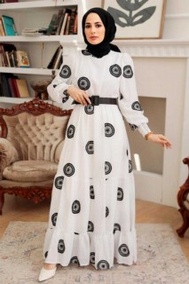 Clothes - Black Hijab Dress 100341528 - Turkey