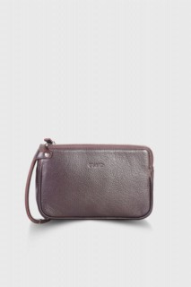 Handbags - Guard Brown Zippered Clutch Bag 100345611 - Turkey