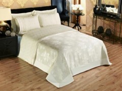 Rectangle Table Cover - Nappe Duvel à impression numérique Dowery Blanc 100330631 - Turkey