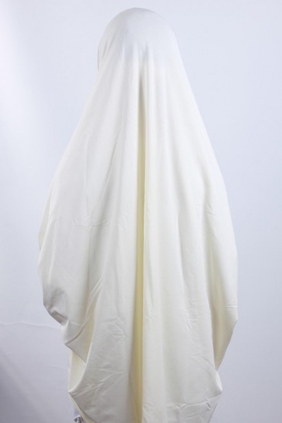 5XL Veiled Hijab Ecru 100285097
