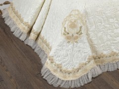 Roman French Guipure Blanket Set Cream 100330348