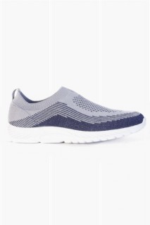 Men's Gray Casual Double Color Knitwear Shoes 100350792