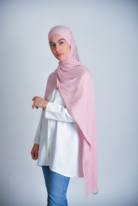 Cotton-Instant Shawl - حجاب القطن الجاهز 100255165 - Turkey