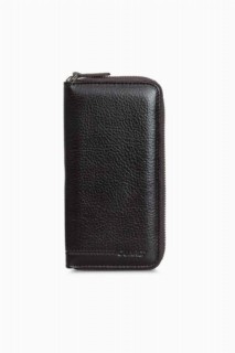 Handbags - Guard Brown Zipper Portfolio Wallet 100345492 - Turkey
