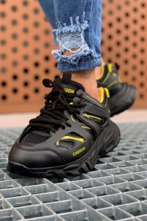 Men - حذاء رجالي أسود - أصفر 100342363 - Turkey