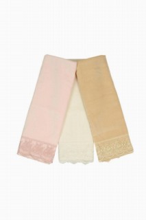 Lalemzar French Lacy Towel Set of 3 100259322