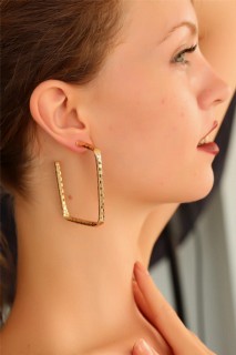 jewelry - Women's Square Earrings 100318734 - Turkey