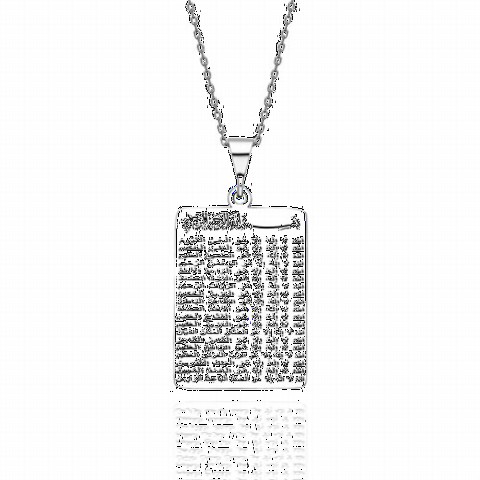 Others - Sahmeran Prayer Silver Necklace 100350128 - Turkey