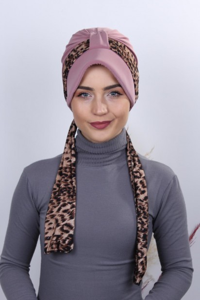 Woman Bonnet & Turban - وشاح بونيه روز مجفف - Turkey