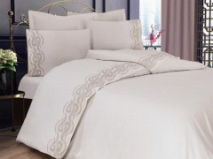 Duvet Cover Sets - Parure de lit double Betül en guipure française Crème 100330816 - Turkey