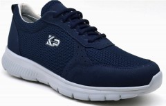 Sneakers & Sports -  - كحلي - حذاء رجالي، قماش سنيكرز 100325354 - Turkey