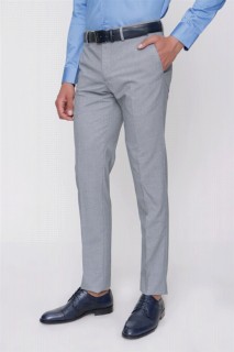 Men Clothing - Men's Navy Blue Slim Fit Piticarien Trousers 100351303 - Turkey