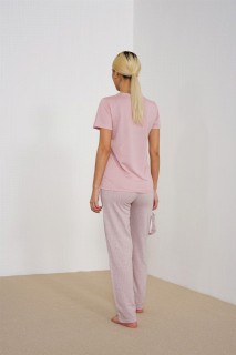Women's Short Sleeved Pajamas Set 100325440