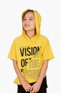 Boy's Mystery Written Yellow Shorts Suit 100328320