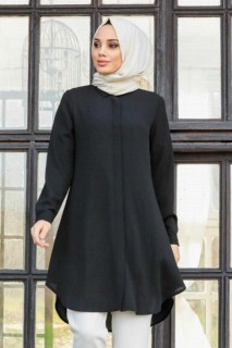 Tunic - Black Hijab Tunic 100332940 - Turkey