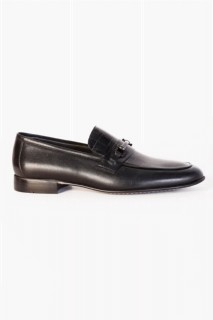 Men's Black Antique Buckle Classic Shoes 100350778