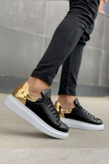 Daily Shoes - Men's Shoes BLACK/GOLD 100342321 - Turkey