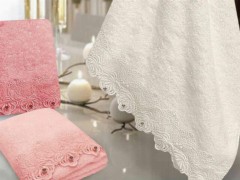 Bathroom - Sabrina Lacy 6 Piece Towel Set 100257629 - Turkey