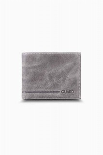 Wallet - Antique Gray Classic Leather Men's Wallet 100345366 - Turkey