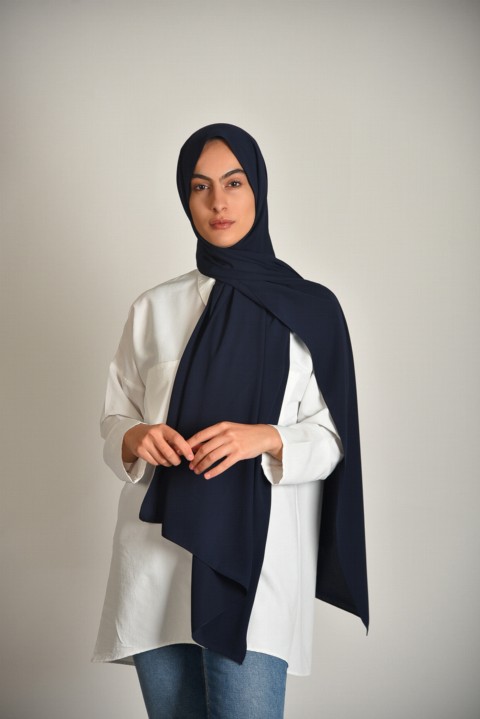 Woman Hijab & Scarf - Medina Shawl Dark blue 100255089 - Turkey