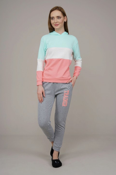 Lingerie & Pajamas - Women's Colorful Pajamas Set 100325727 - Turkey
