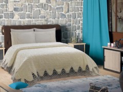 Home Product - Dama Cotton 2 Piece Bath Mat Set Powder 100329434 - Turkey