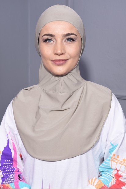 All occasions - Halsband Hijab Steinfarbe - Turkey