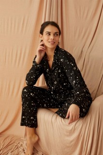 Women's Buttoned Pajamas Set 100325981