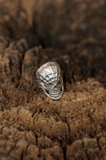 Silver Rings 925 - Skull Head Spider-Man Figured Adjustable Men's Ring 100319327 - Turkey