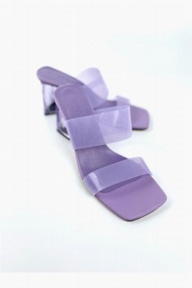 Slipper - Lillesol Lilac Transparent Slippers 100344347 - Turkey