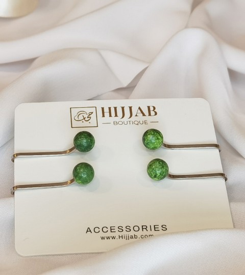 clips-pins - 4 pcs Muslim Hijab Clip Scarf 100298813 - Turkey