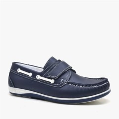 Boy Shoes - Chaussures de marin Feniks Velcro pour enfants 100278574 - Turkey