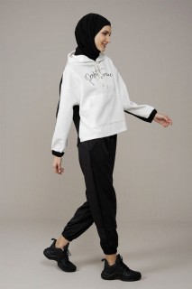 Women's Hooded Embroidered Sweatshirt 100325701
