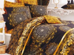 Bedding - Yasmin French Guipure Brocade Pique Set Cappucino 100330236 - Turkey