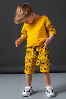 Baby Boy Clothes - Ensemble short jaune imprimé tigre bébé garçon 100326787 - Turkey