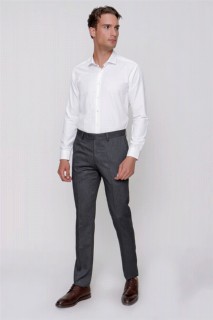 Mens Gray Venus Classic Jacquard Slim Fit Slim Fit Trousers 100351301