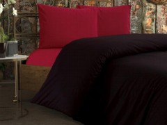 Dowry set - Black And Red Double Duvet Cover Set 100260028 - Turkey